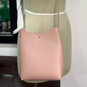 Samara Peony Pink Shoulder Bag | Vegan Leather